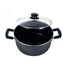 Amazon Vendor Aluminium Nonstick Niederländischer Ofen 5-Quart Schwarz